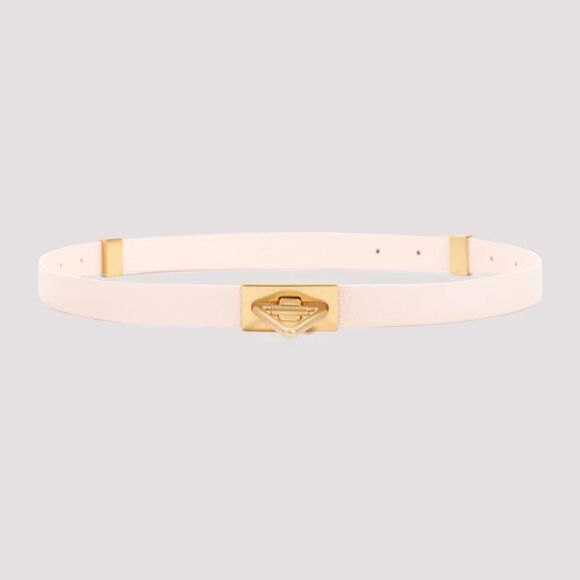 Brand new blush pink  Bottega veneta Belt with Gold Buckle size 75 - Picture 1 of 11